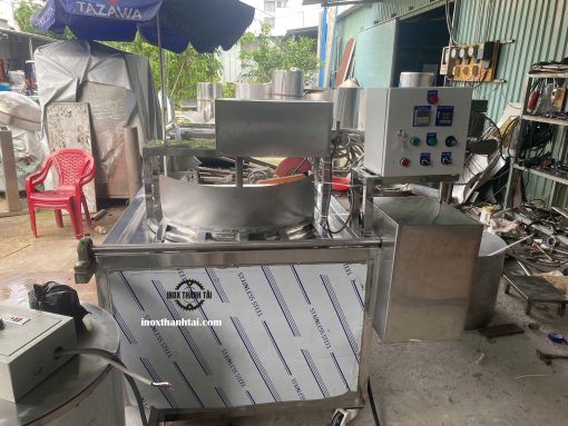 Máy chiên hành tỏi phi