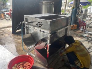 Máy rửa khoai lang công nghiệp