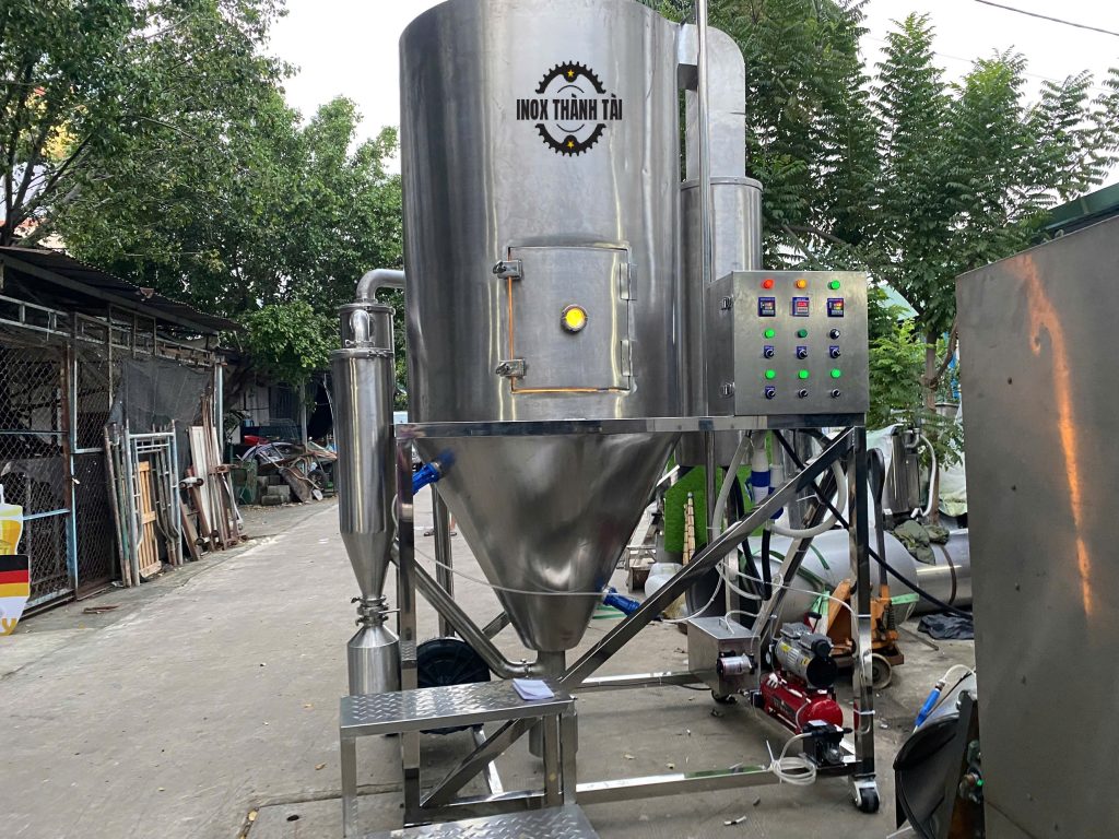 Máy sấy phun bột hòa tan 6 Máy sấy phun tạo bột